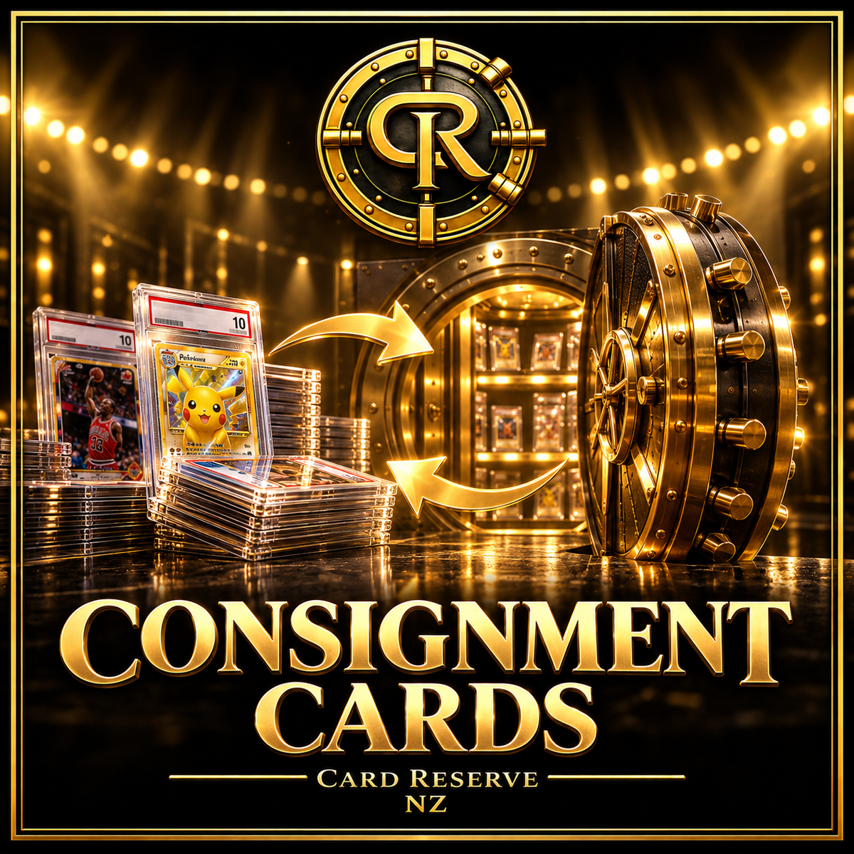 CONSIGNMENT CARDS — Card Reserve NZ homepage carousel