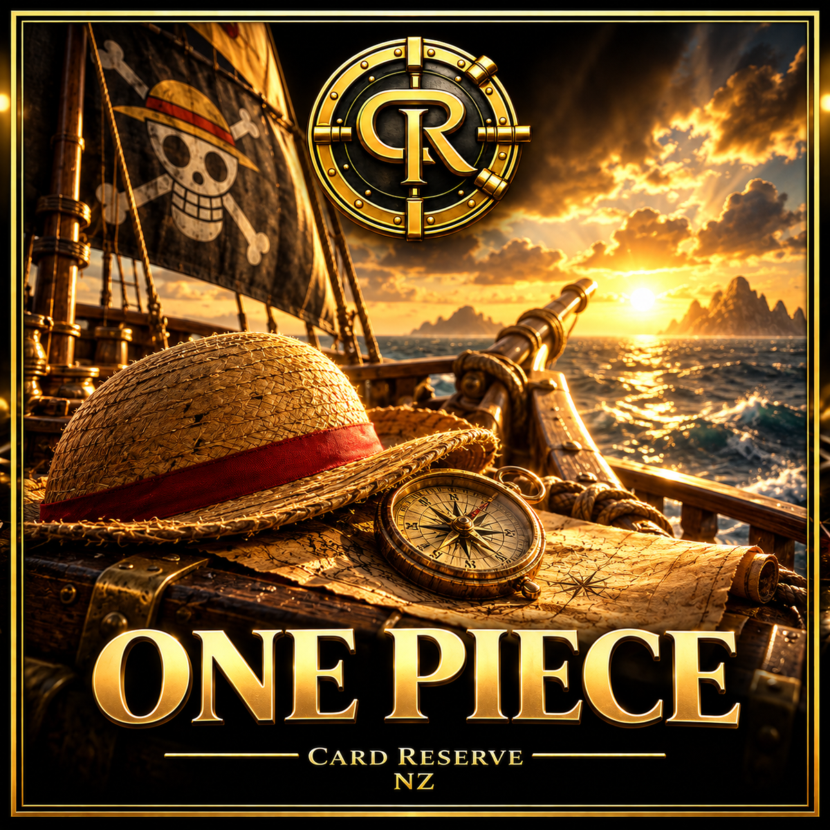 ONE PIECE — Card Reserve NZ homepage carousel