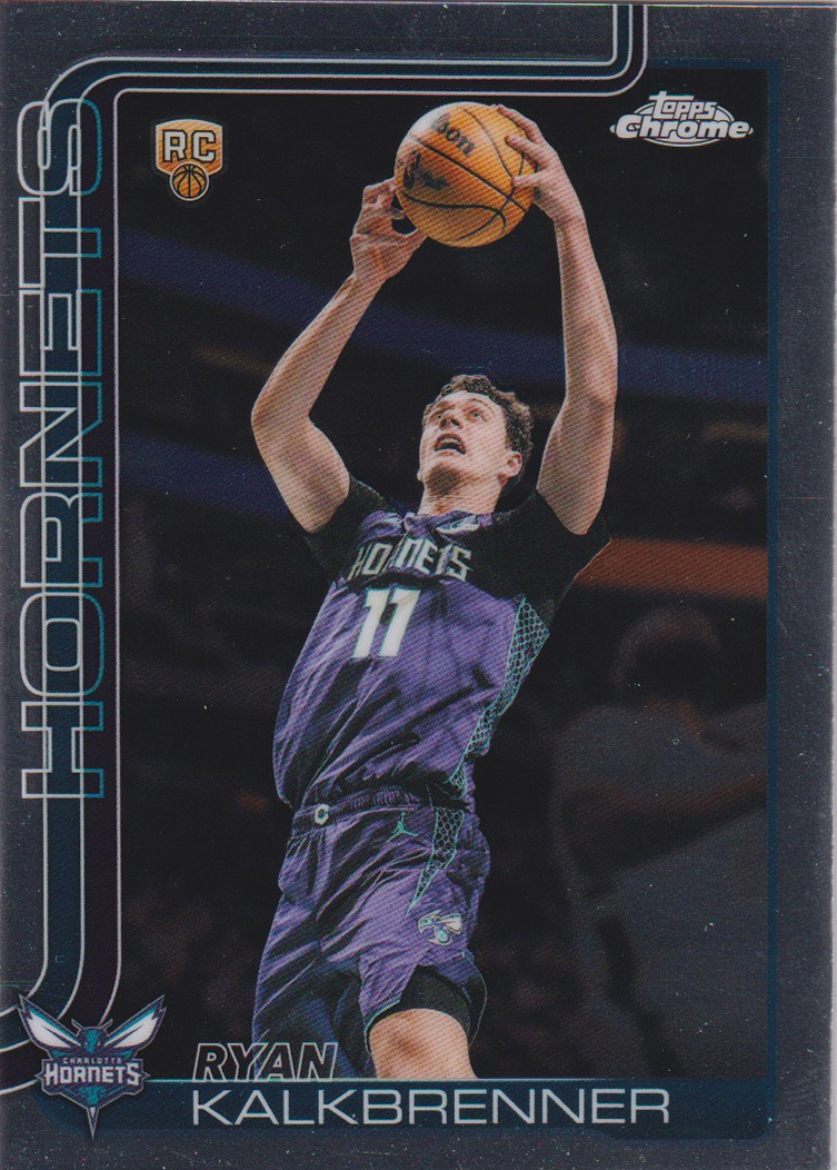 04 2025-26 Topps Chrome Ryan Kalkbrenner Base Rookie #284 — Raw actual card
