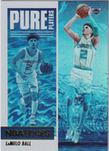 2021-22 Panini NBA Hoops LaMelo Ball Pure Players Holo #1 — Raw actual front