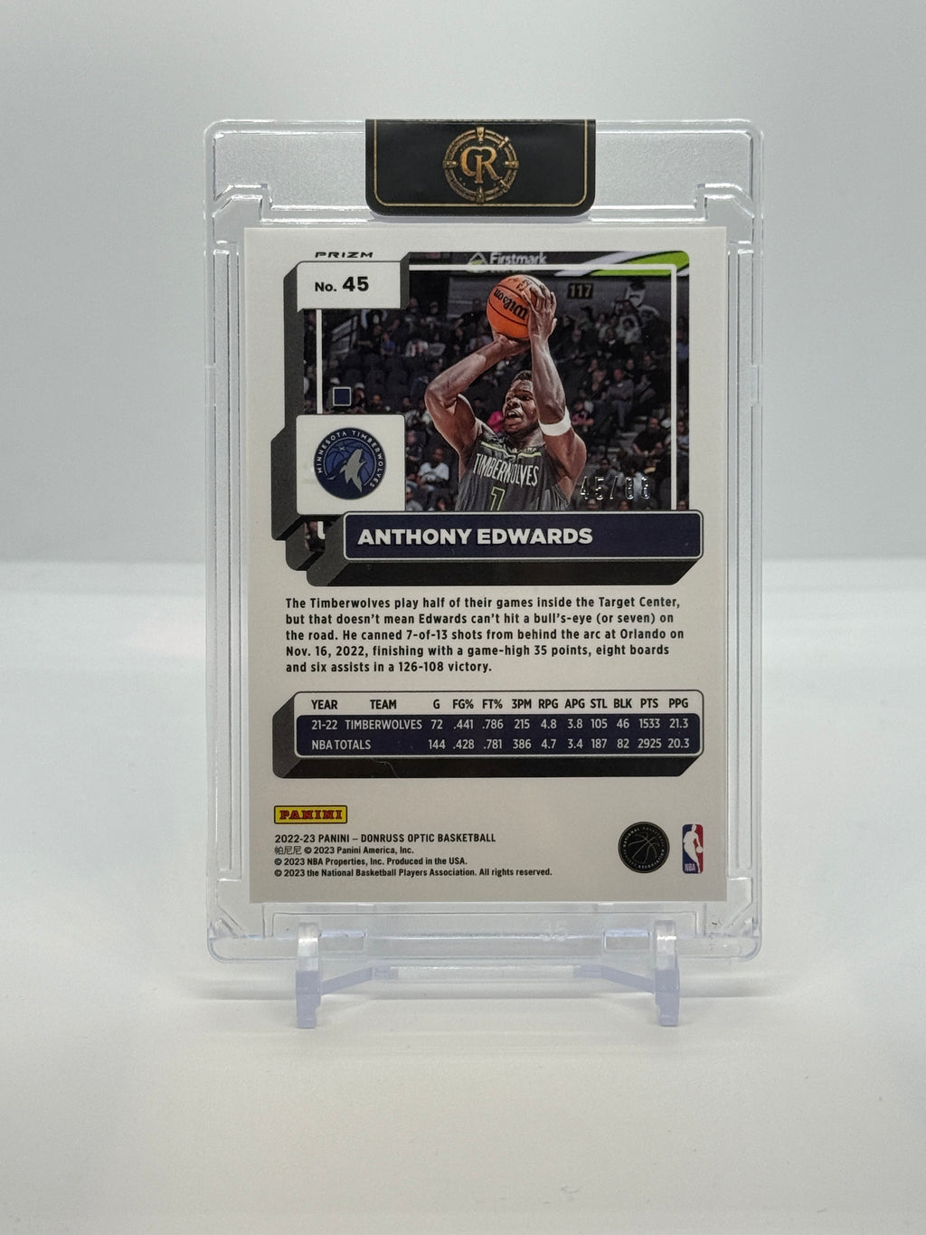 Anthony Edwards Choice Red 45/88 back