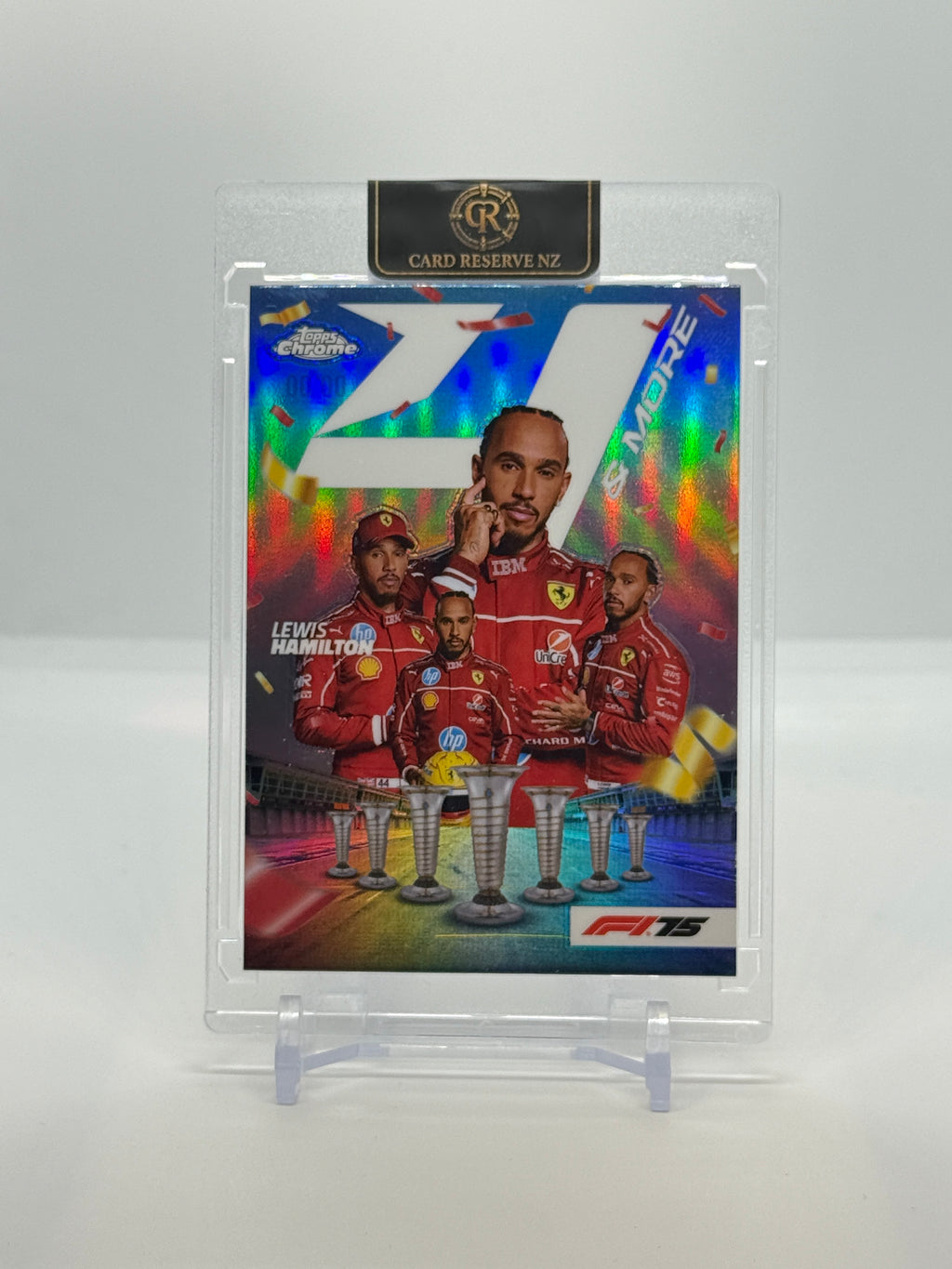2025 Topps Chrome Formula 1 Lewis Hamilton #4N-2 Four & More — front