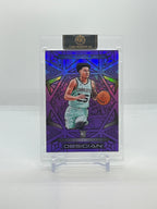 05 2024-25 Panini Obsidian KJ Simpson Jr. Electric Etch Purple Flood Rookie 54/75 #151 - 2024-25 Panini Obsidian KJ Simpson Jr. Electric Etch Purple Flood Rookie 54/75 #151 — Raw actual front
