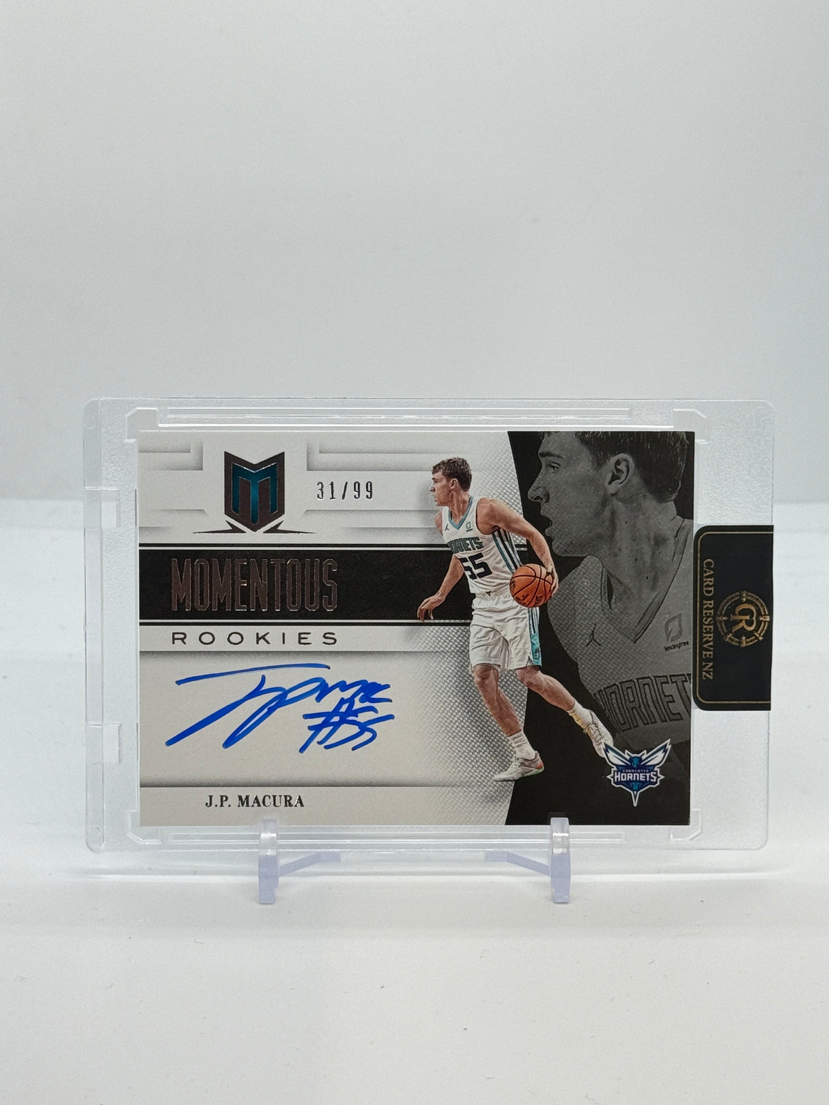 2018-19 Panini Chronicles J.P. Macura Momentum Momentous Rookies Autograph 31/99 #MA-JPM — Raw actual front