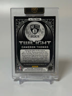 Cameron Thomas Twilight Gold Flood #TS-THM serial 09/10 back