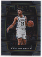01 — 2021-22 Panini Select Cameron Thomas Concourse Base Rookie #21 – Raw — actual card front