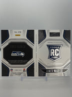 2022 Panini Playbook Football Kenneth Walker III Rookie Playbook Jersey Autograph RPA RJA 132/299 #218 — Raw — reverse