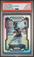 2023 Panini Prizm Jaxon Smith-Njigba Autograph #390 — PSA 9 / Auto 10 — Cert 91332308 — front