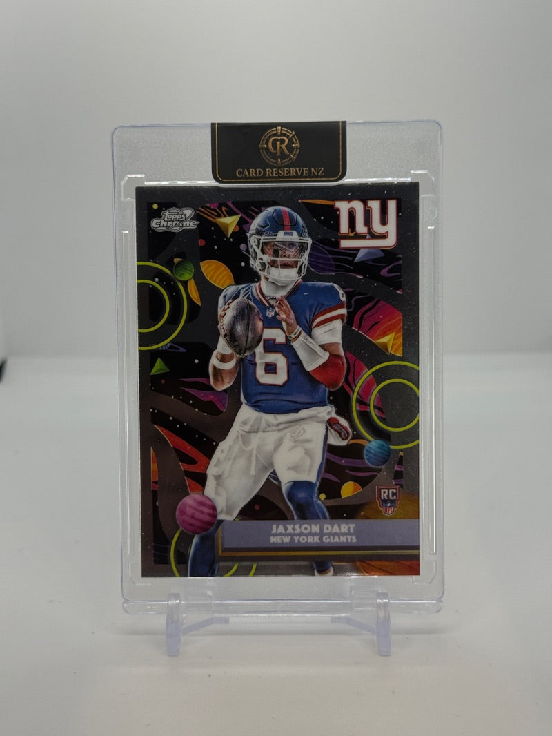 2025 Topps Cosmic Chrome Jaxson Dart RC Base Giants Rookie #174 — Raw — front