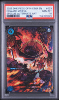 2026 One Piece The Azure Sea's Seven Edward Weevil Special Alternate Art #023 — PSA 10 front