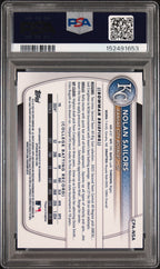 2025 Bowman Draft Chrome Prospect Autographs Nolan Sailors #CPA-NSA Purple Refractor — PSA 10 / Auto 9 back