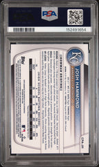 2025 Bowman Draft Chrome Prospect Autographs Josh Hammond #CPA-JH — PSA 10 / Auto 10 back