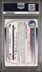 2025 Bowman Draft Chrome Prospect Autographs Cade Obermueller #CPA-CO — PSA 10 / Auto 10 back