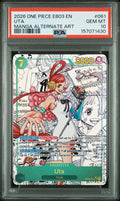 2026 One Piece Heroines Edition Uta Manga Alternate Art #061 — PSA 10 front