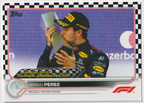 02 Sergio Perez — Azerbaijan 2021 GP Winner Checker Flag — front
