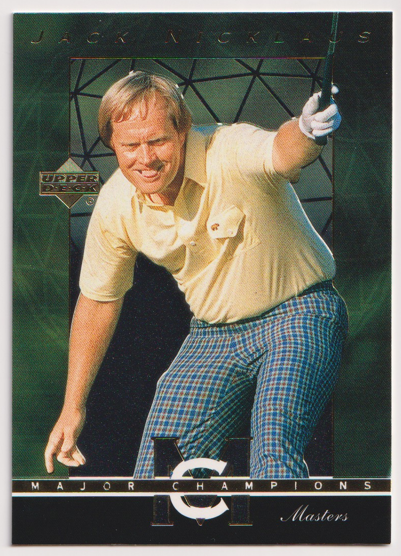 06 Upper Deck Golf Jack Nicklaus Major Champions — Masters — front