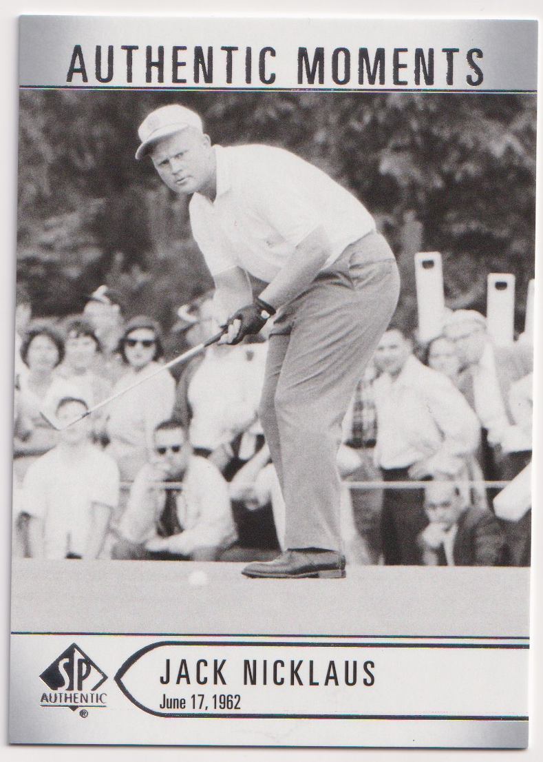 07 2021 SP Authentic Golf Jack Nicklaus #60 Authentic Moments — June 17 1962 — front