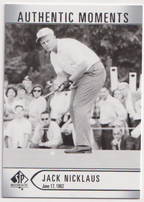07 2021 SP Authentic Golf Jack Nicklaus #60 Authentic Moments — June 17 1962 — front