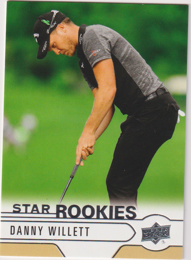 12 2021 SP Authentic Golf Danny Willett #UDR-7 Upper Deck Star Rookies — front