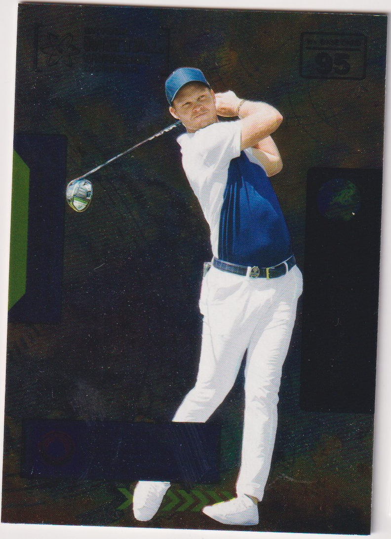 14 2021 Skybox Metal Universe Champions Danny Willett #95 — front