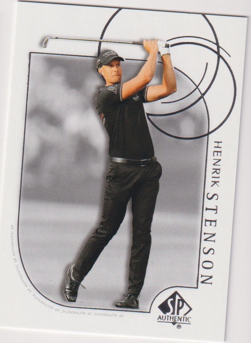15 2021 SP Authentic Golf Henrik Stenson #01-HS 2001 Retro Tribute — front
