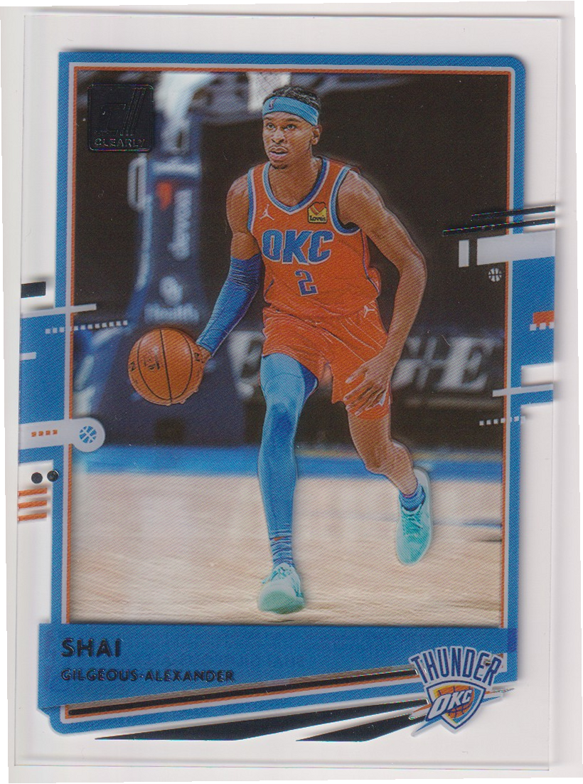 03 Donruss — Shai Gilgeous-Alexander — actual card front