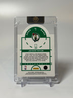 Jayson Tatum 2023-24 Panini Photogenic Shoe Game #1 actual back