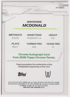 Mackenzie McDonald — #AT-MMD Geometric Refractor Auto — back