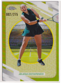2026 Jelena Ostapenko — #47 Yellow Refractor 002/275 — front