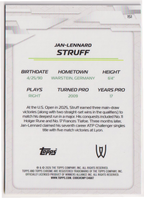2026 Jan-Lennard Struff — #151 Yellow Refractor 123/275 — back
