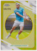 2026 Jan-Lennard Struff — #151 Yellow Refractor 123/275 — front