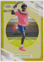 2026 Carel Ngounoue — #153 Yellow Refractor 025/275 — front
