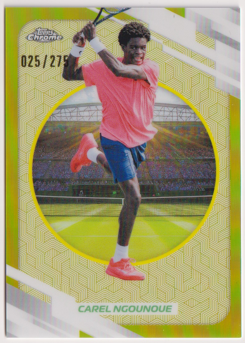 2026 Carel Ngounoue — #153 Yellow Refractor 025/275 — front