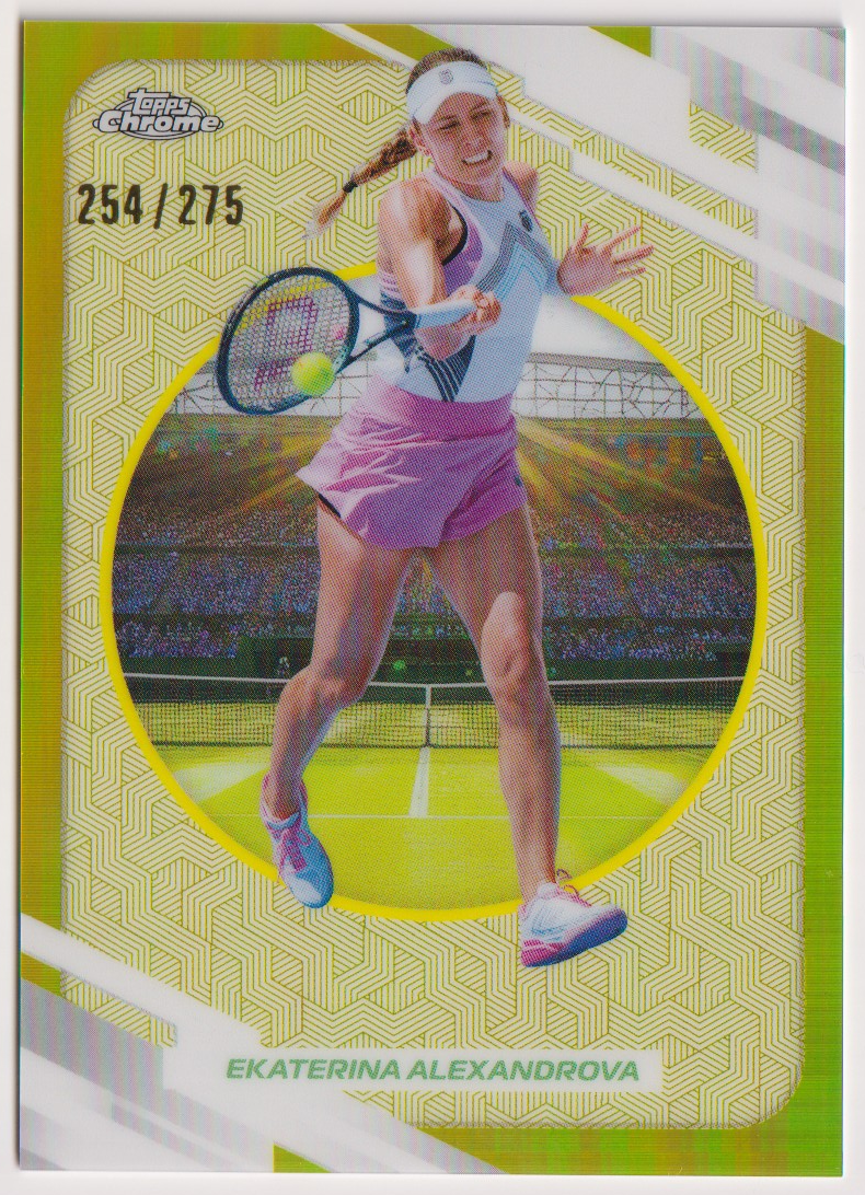 2026 Ekaterina Alexandrova — #62 Yellow Refractor 254/275 — front