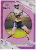 2026 Valentin Vacherot — #91 Pink Refractor 024/250 — front