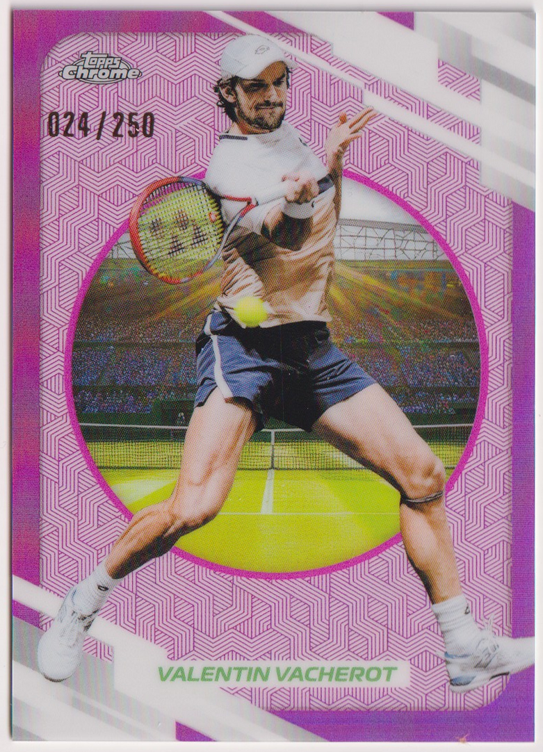 2026 Valentin Vacherot — #91 Pink Refractor 024/250 — front