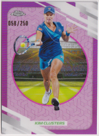 2026 Kim Clijsters — #114 Pink Refractor 058/250 — front