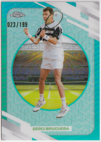 2026 Sergi Bruguera — #132 Aqua Refractor 023/199 — front