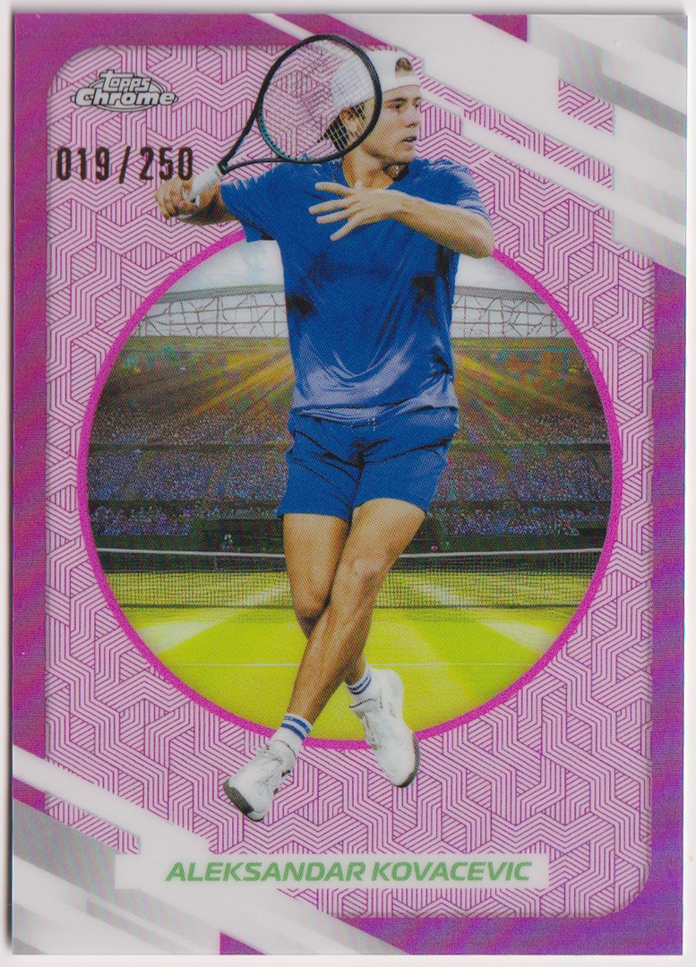 2026 Aleksandar Kovacevic — #113 Pink Refractor 019/250 — front