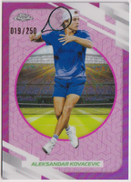 2026 Aleksandar Kovacevic — #113 Pink Refractor 019/250 — front