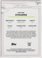 2026 Peyton Stearns — #96 Green Refractor 79/99 — back