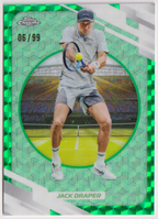 2026 Jack Draper — #55 Green Geometric Refractor 06/99 — front