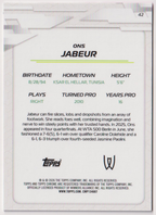 2026 Ons Jabeur — #42 Pink Refractor 175/250 — back