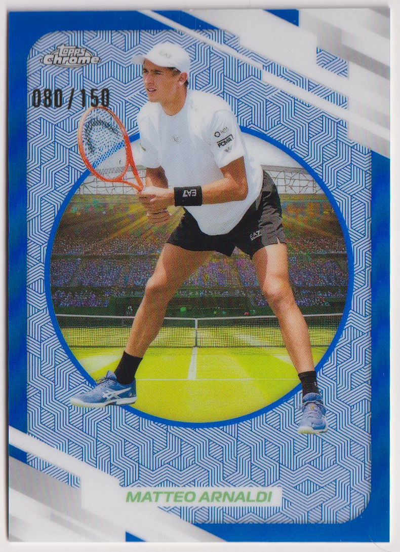 2026 Matteo Arnaldi — #63 Blue Refractor 080/150 — front