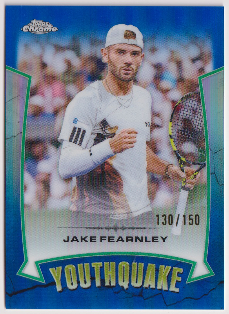 2026 Jake Fearnley — #YQ-JA Youthquake Blue Refractor 130/150 — front