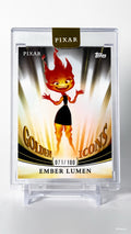 2025 Topps Disney Pixar Golden Icons Ember Lumen Gold #GL-93 /100 — Raw — front