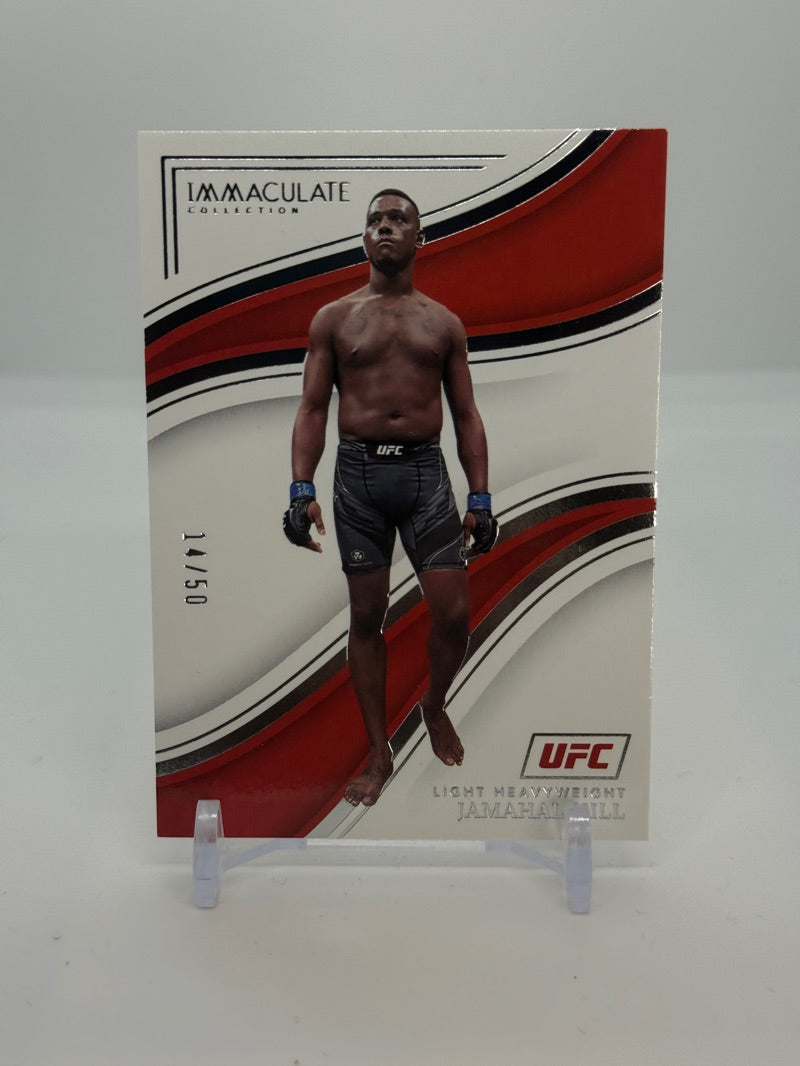 2023 Panini Immaculate UFC Jamahal Hill 14/50 #11 — Raw — front