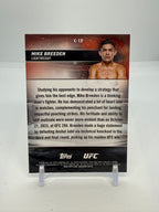 03 2025 Topps Stadium Club UFC Mike Breeden Chrome Xfractor Parallel #C-12 - 2025 Topps Stadium Club UFC Mike Breeden Chrome Xfractor Parallel #C-12 — Raw — back