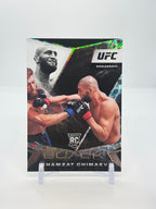 2021 Panini Chronicles UFC Khamzat Chimaev Black Asia Scope Prizm Rookie RC #116 — Raw — front