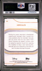 2025 TOPPS CHROME DISNEY #44 HERCULES GREEN WAVE, PSA EX-MT 6, certificate 152568828 — back